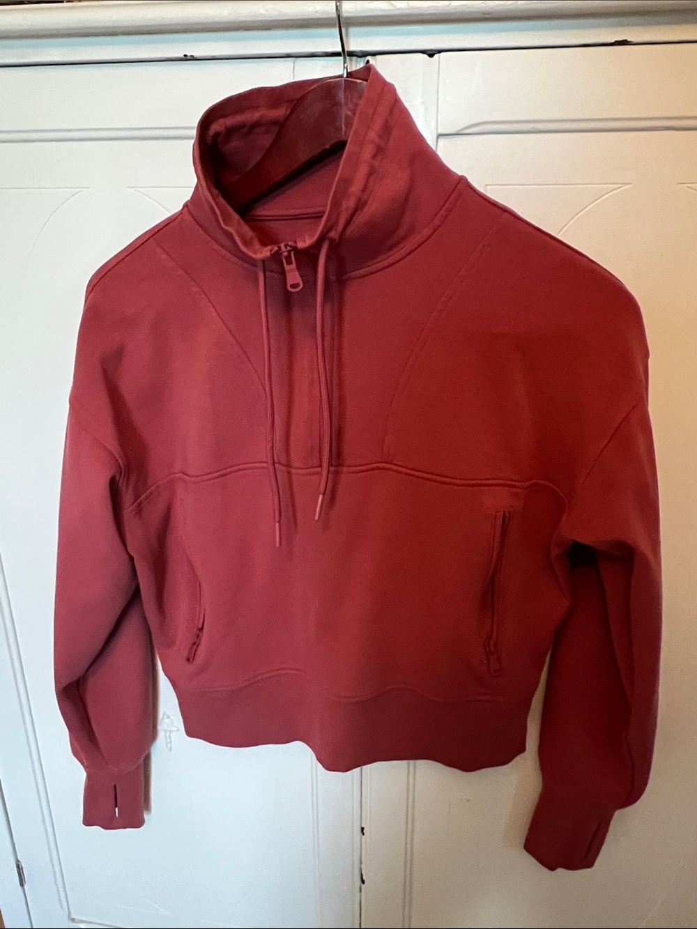2/$7 Old Navy dynamic fleece half zip pullover - Picture 3 of 5